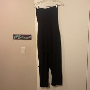 Target S strapless black jumpsuit